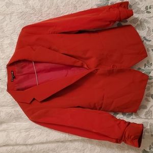 beautiful  red blazer  like  new.